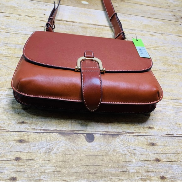 Sam Edelman Delilah Crossbody Leather Cinnamon - Picture 4 of 8